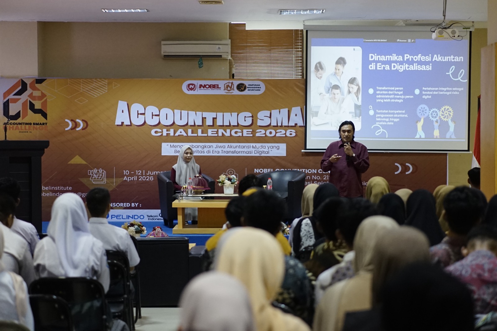 Menuju Hajatan ASC , HMA ITB Nobel Indonesia Bedah Integritas Akuntan di Era Digital